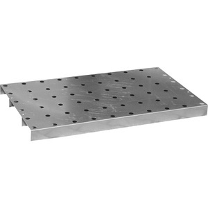 EUROKRAFTpro, Edelstahl-Lochblechrost, eurokraft pro Edelstahl-Lochblechrost, für Kleingebindewanne, LxBxH 1000 x 600 x 70 mm