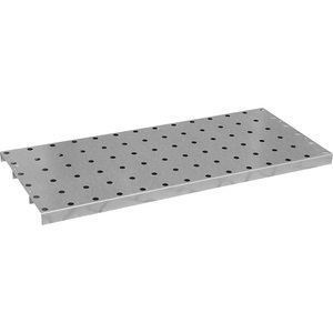 EUROKRAFTpro, Edelstahl-Lochblechrost, eurokraft pro Edelstahl-Lochblechrost, für Kleingebindewanne, LxBxH 1390 x 600 x 60 mm