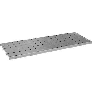 EUROKRAFTpro, Edelstahl-Lochblechrost, eurokraft pro Edelstahl-Lochblechrost, für Kleingebindewanne, LxBxH 1850 x 600 x 60 mm