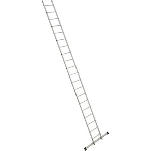 Euroline, Sprossen-Anlegeleiter, euroline Sprossen-Anlegeleiter, Breite 410 mm, 20 Sprossen mit Traverse