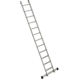 Euroline, Stufen-Anlegeleiter, euroline Stufen-Anlegeleiter, Breite 380 mm, 12 Stufen mit Traverse