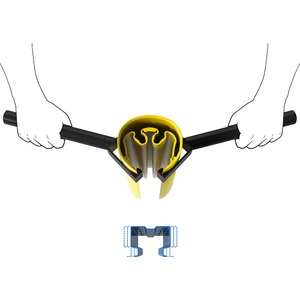 undefined, Montagehilfe, Montagehilfe, für Regalendschutz, Stahl