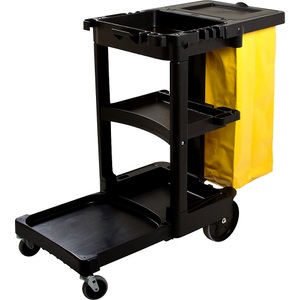 Rubbermaid, Rubbermaid Reinigungswagen inkl. Vinyl-Abfallsack LxBxH 1168 x 552 x 975 mm, Rubbermaid Reinigungswagen, inkl. Vinyl-Abfallsack, LxBxH 1168 x 552 x 975 mm