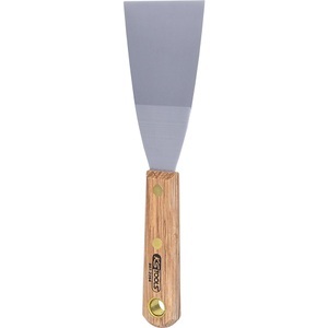 KS Tools, Edelstahl-Spachtel, KS Tools Edelstahl-Spachtel, Holzgriff, Breite 63 mm