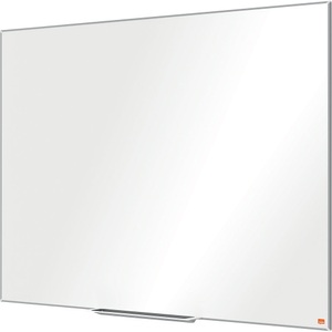 Nobo, Whiteboard Nano Clean™ PRO, Nobo Impression Pro Wandmontierbares Magnetisches Whiteboard 1915403 Lackierter Stahl Schlankes Alurahmen InvisaMount-Montagesystem 1200 x 900 mm Weiss
