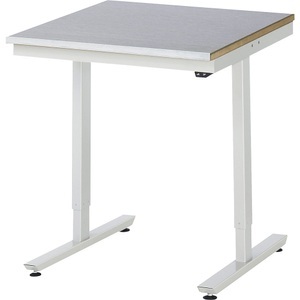 RAU, Arbeitstisch, elektrisch höhenverstellbar, RAU Arbeitstisch, elektrisch höhenverstellbar Serie Adlatus, Stahlblechplatte, Höhe 720 - 1120 mm, BxT 750 x 800 mm