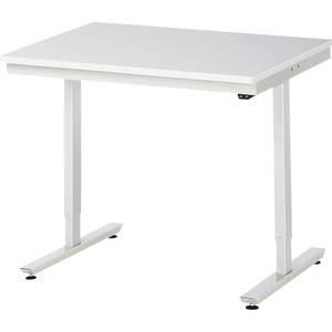RAU, Arbeitstisch, elektrisch höhenverstellbar, RAU Arbeitstisch, elektrisch höhenverstellbar Serie Adlatus, ESD-Melaminplatte, Höhe 720 - 1120 mm, BxT 1000 x 800 mm
