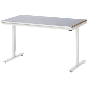 RAU, Arbeitstisch, elektrisch höhenverstellbar, RAU Arbeitstisch, elektrisch höhenverstellbar Serie Adlatus, Stahlblechplatte, Höhe 720 - 1120 mm, BxT 1500 x 800 mm