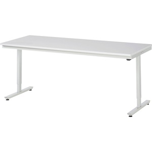 RAU, Arbeitstisch, elektrisch höhenverstellbar, RAU Arbeitstisch, elektrisch höhenverstellbar Serie Adlatus, ESD-Melaminplatte, Höhe 720 - 1120 mm, BxT 2000 x 800 mm