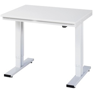 RAU, Arbeitstisch, elektrisch höhenverstellbar, RAU Arbeitstisch, elektrisch höhenverstellbar, Höhe 720 - 1120 mm, Spanplatte MF-beschichtet, BxT 1000 x 800 mm