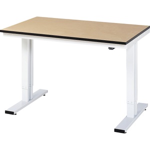 RAU, Arbeitstisch, elektrisch höhenverstellbar, RAU Arbeitstisch, elektrisch höhenverstellbar, Höhe 720 - 1120 mm, MDF-Platte, BxT 1250 x 800 mm
