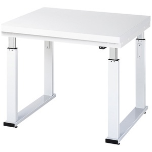 RAU, Arbeitstisch, elektrisch höhenverstellbar, RAU Arbeitstisch, elektrisch höhenverstellbar, Höhe 740 - 1140 mm, Hartlaminatplatte, BxT 1000 x 900 mm