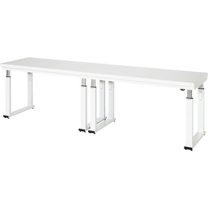RAU, Arbeitstisch, elektrisch höhenverstellbar, RAU Arbeitstisch, elektrisch höhenverstellbar, Höhe 740 - 1140 mm, Hartlaminatplatte, BxT 3000 x 700 mm