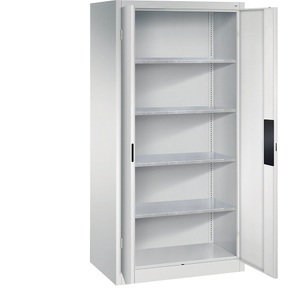 CP, Werkstattschrank für schwere Lasten, C+P Werkstatt-Schwerlastschrank, Breite 930 mm, Tiefe 600 mm, Tür lichtgrau