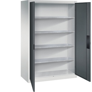 CP, Werkstattschrank für schwere Lasten, C+P Werkstatt-Schwerlastschrank, Breite 1200 mm, Tiefe 600 mm, Tür anthrazit