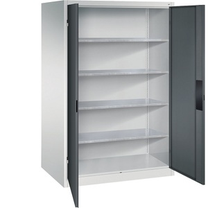 CP, Werkstattschrank für schwere Lasten, C+P Werkstatt-Schwerlastschrank, Breite 1200 mm, Tiefe 800 mm, Tür anthrazit