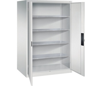 CP, Werkstattschrank für schwere Lasten, C+P Werkstatt-Schwerlastschrank, Breite 1200 mm, Tiefe 800 mm, Tür lichtgrau