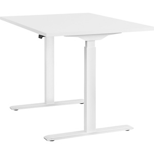 Topstar, Topstar Schreibtisch, elektrisch höhenverstellbar BxT 1200 x 800 mm Platte weiß, Gestell weiß, Topstar Schreibtisch, elektrisch höhenverstellbar, gerade, BxT 1200 x 800 mm, weiß/weiß