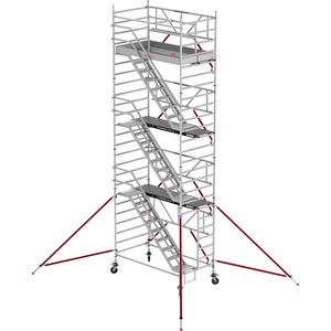 Altrex, Altrex Treppengerüst RS TOWER 53 breit, Holzplattform, Länge 1,85 m, Arbeitshöhe 8,20 m, Altrex Treppengerüst RS TOWER 53 breit, Holzplattform, Länge 1,85 m, Arbeitshöhe 8,20 m