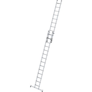 MUNK, MUNK Stufen-Schiebeleiter, 2-teilig mit nivello®-Traverse 24 Stufen, MUNK Stufen-Schiebeleiter, 2-teilig, mit nivello®-Traverse, 24 Stufen