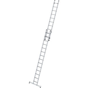 MUNK, MUNK Stufen-Schiebeleiter, 2-teilig mit nivello®-Traverse 24 Stufen, MUNK Stufen-Schiebeleiter, 2-teilig, mit nivello®-Traverse, 24 Stufen