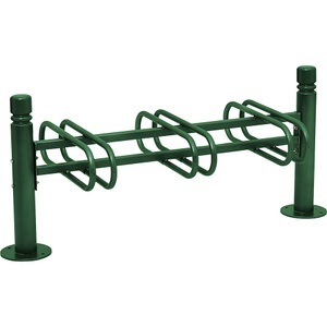 PROCITY, PROCITY Fahrradständer CITY, 6 Stellplätze, doppelseitig, moosgrün, PROCITY Fahrradständer CITY, 6 Stellplätze, doppelseitig, moosgrün