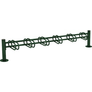 PROCITY, PROCITY Fahrradständer PROVINCE, 6 Stellplätze, einseitig, moosgrün, PROCITY Fahrradständer PROVINCE, 6 Stellplätze, einseitig, moosgrün
