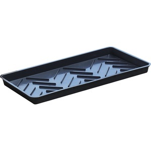 EUROKRAFTbasic, EUROKRAFTbasic PE-Kleingebinde-Universalwanne, stapelbar, schwarz, ohne Zulassung, Volumen 11,5 l, PE-Kleingebinde-Universalwanne, Volumen 11,5 l, 790 x 400 x 50 mm, stapelbar