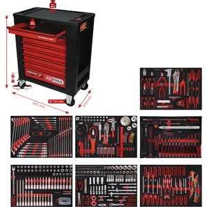 undefined, Werkstattwagen PERFORMANCE PLUS mit Werkzeug, P15, mit 397 Werkzeugen, für 7 Schubladen, KS Tools Werkstattwagen PERFORMANCE PLUS mit Werkzeug, P15, mit 397 Werkzeugen, für 7 Schubladen