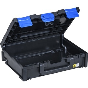 Allit, Allit EuroPlus MetaBox 118 454410 Werkzeugkoffer unbestückt (L x B x H) 396 x 296 x 118 mm, Transport- und Aufbewahrungsbox, schwarz/blau, ABS, Außen-LxBxH 396 x 296 x 118 mm