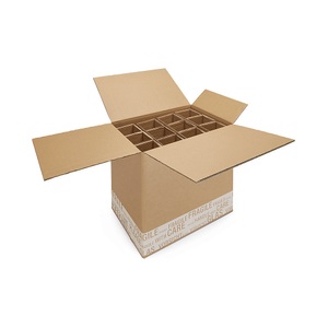 undefined, Flaschenkarton Post/DHL, VE 10 Stk, Innenmaße 409 x 300 x 383 mm, für 12 Flaschen, ratioform Flaschenkarton Post/DHL, mit Kartoneinlage, VE 10 Stk, Innenmaße 409 x 300 x 383 mm, für 12 Flaschen, ab 10 VE