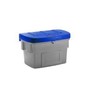 EUROKRAFT, EUROKRAFT Universal- und Streugutbehälter 200 l, ohne Entnahmeöffnung Deckel blau, eurokraft pro Universal- und Streugutbehälter, ohne Entnahmeöffnung, 200 l, Deckel blau