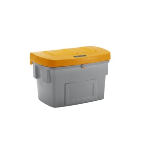 EUROKRAFT, EUROKRAFT Universal- und Streugutbehälter 200 l, ohne Entnahmeöffnung Deckel orange, eurokraft pro Universal- und Streugutbehälter, ohne Entnahmeöffnung, 200 l, Deckel orange