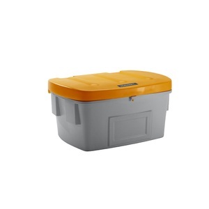 EUROKRAFT, EUROKRAFT Universal- und Streugutbehälter 550 l, ohne Entnahmeöffnung Deckel orange, eurokraft pro Universal- und Streugutbehälter, ohne Entnahmeöffnung, 550 l, Deckel orange
