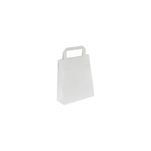 undefined, Papiertragetasche, zeitlos, Außen-LxB 220 x 80 mm, VE 500 Stk, weiß, 70 g/m², ratioform Papiertragetasche, weiß, LxBxH 180 x 80 x 220 mm, 70 g/m², VE 500 Stk, ab 10 VE