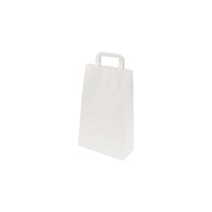 undefined, Papiertragetasche, zeitlos, Außen-LxB 360 x 105 mm, VE 250 Stk, weiß, 70 g/m², ratioform Papiertragetasche, weiß, LxBxH 220 x 105 x 360 mm, 70 g/m², VE 250 Stk, ab 10 VE