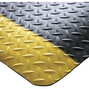 undefined, Anti-Ermüdungsmatte, PVC / Neopren feste Größe, schwarz / gelb 1500 x 900 mm, Arbeitsplatzmatte Deckplate Safety, 900 x 1500 mm