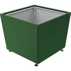 PROCITY, PROCITY Pflanzenkübel OLBIA, HxBxT 975 x 1170 x 1170 mm, moosgrün, 