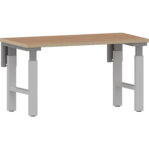 Lista, LISTA Elektrisch höhenverstellbare Werkbank, H-Fuß-Gestell, BxT 1500 x 750 mm, LISTA Elektrisch höhenverstellbare Werkbank Quattro, Vier-Fuß-Gestell, BxT 1500 x 750 mm