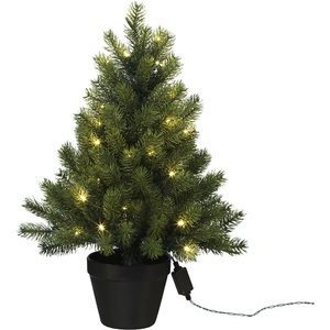 undefined, Tannenbaum im Topf mit LEDs, mit 50 Lichtern, 230 V, Höhe 60 cm, Tannenbaum im Topf mit LEDs, mit 50 Lichtern, 230 V, Höhe 60 cm