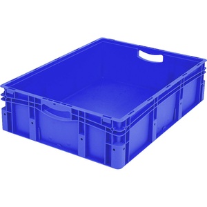 undefined, Stapelbehälter lebensmittelgeeignet (L x B x H) 800 x 600 x 220 mm Blau 1658327 1 St., 