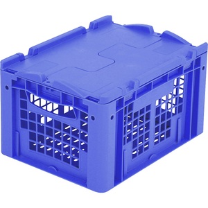 undefined, Stapelbehälter lebensmittelgeeignet (L x B x H) 400 x 300 x 220 mm Blau 1658371 1 St., 