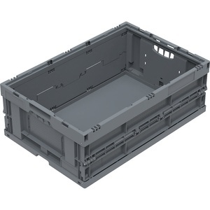 undefined, Faltbox aus recyceltem Regenerat, ohne Deckel, Inhalt 41 l, Faltbox aus recyceltem Regenerat, ohne Deckel, Volumen 41 l