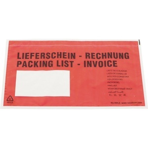 undefined, Recycling-Dokumententaschen, Aufdruck Lieferschein - Rechnung, VE 1000 Stk, LxB 240 x 140 mm, ratioform Recycling-Dokumententaschen, Aufdruck Lieferschein - Rechnung, VE 1000 Stk, LxB 240 x 140 mm