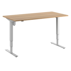 undefined, Fass-Heizgürtel, für 50 - 60-l-Fässer, Höhe 115 mm, max. 120 °C, 500 W, Schreibtisch Atlanta, elektrisch höhenverstellbar, gerade, BxT 1600 x 800 mm, Buche/weiß
