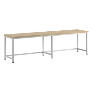 eurokraft pro, eurokraft pro Werkbank, Gestellbauweise, ohne Ausstattung, BxT 3000 x 700 mm, eurokraft pro Werkbank, Gestellbauweise Serie 8000, ohne Ausstattung, BxT 3000 x 700 mm