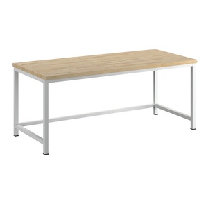 eurokraft pro, eurokraft pro Werkbank, Gestellbauweise, ohne Ausstattung, BxT 2000 x 900 mm, eurokraft pro Werkbank, Gestellbauweise Serie 8000, ohne Ausstattung, BxT 2000 x 900 mm