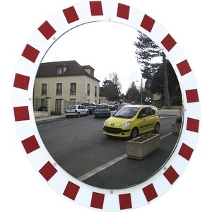 Vialux, Vialux Verkehrsspiegel Edelstahl, rund, Ø 800 mm, Vialux Verkehrsspiegel Edelstahl, rund, Ø 800 mm