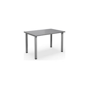 undefined, Mehrzwecktisch DUO-U, gerade Platte, BxT 1200 x 800 mm, lichtgrau, silber, Mehrzwecktisch DUO-U, gerade Platte, BxT 1200 x 800 mm, lichtgrau, silber