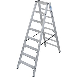 KRAUSE, KRAUSE Schwerlast-Stehleiter, beidseitig begehbar, bis 225 kg, 2x8 Stufen, KRAUSE Schwerlast-Stehleiter, beidseitig begehbar, bis 225 kg, 2x8 Stufen